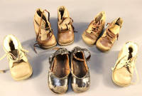 Kinderschuhe 4 Paar, Deutsches Reich um 1920