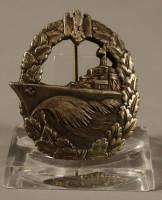Insigne de guerre de destroyer allemand, Reich allemand 1933-45
